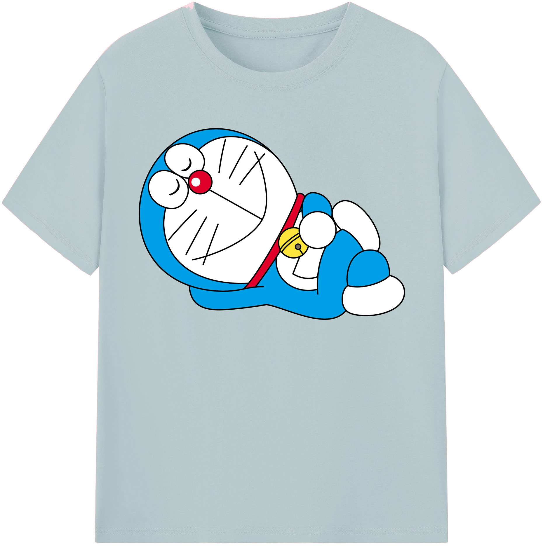 （画像用） ドラえもん Doraemon 綿100％半袖Tシャツ（フロントプリント）